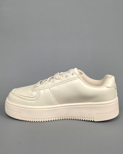 TENNIS NAUTICA BEIGE PARA NIÑA