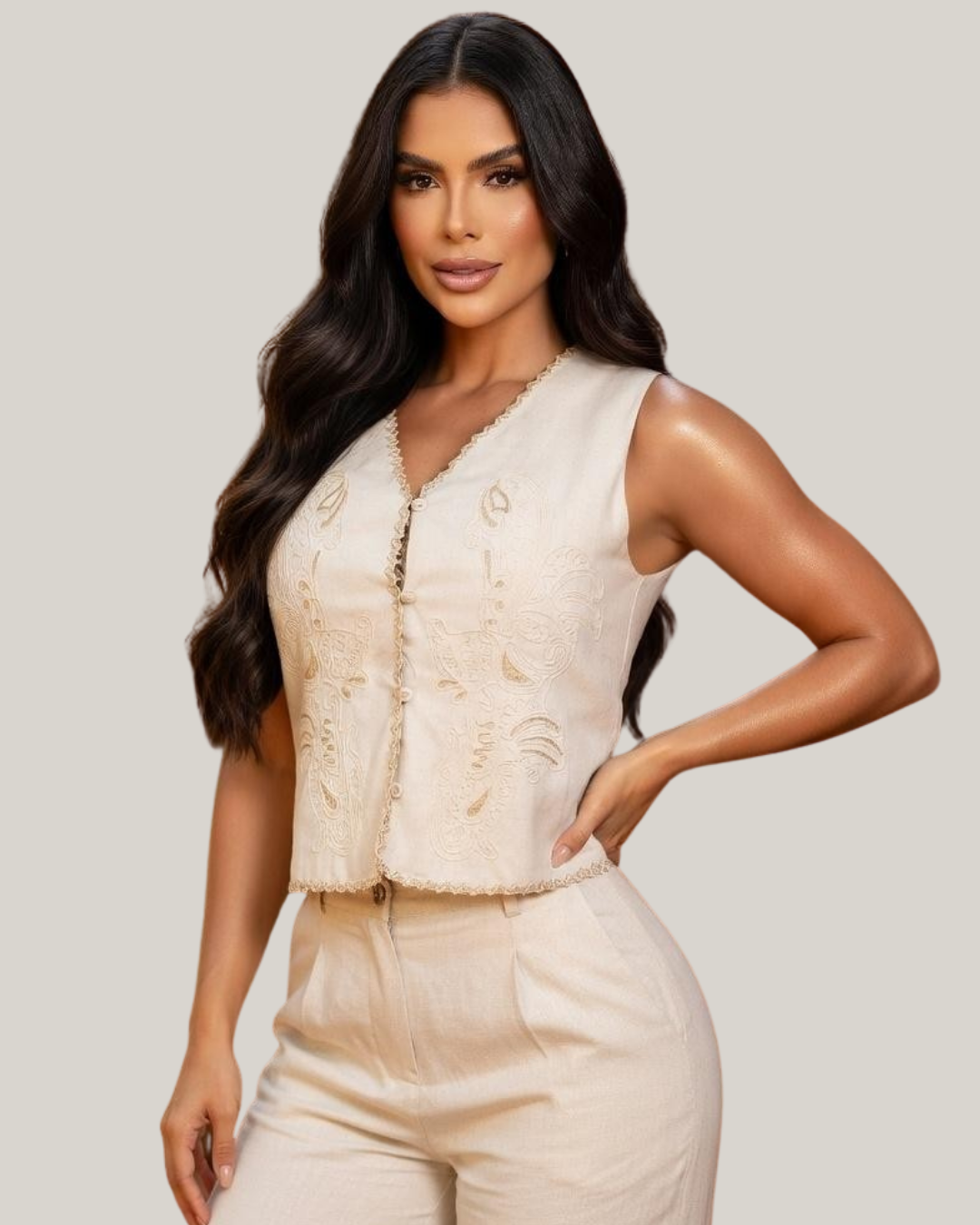 BLUSA LA DIOSA SIN MANGAS