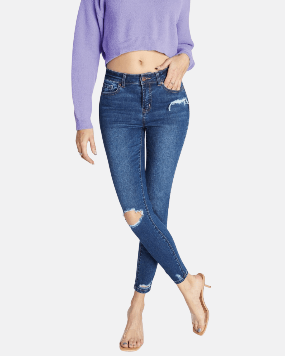 JEANS ENJEAN AZUL OSCURO