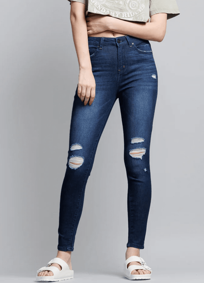 JEANS ENJEAN AZUL OSCURO