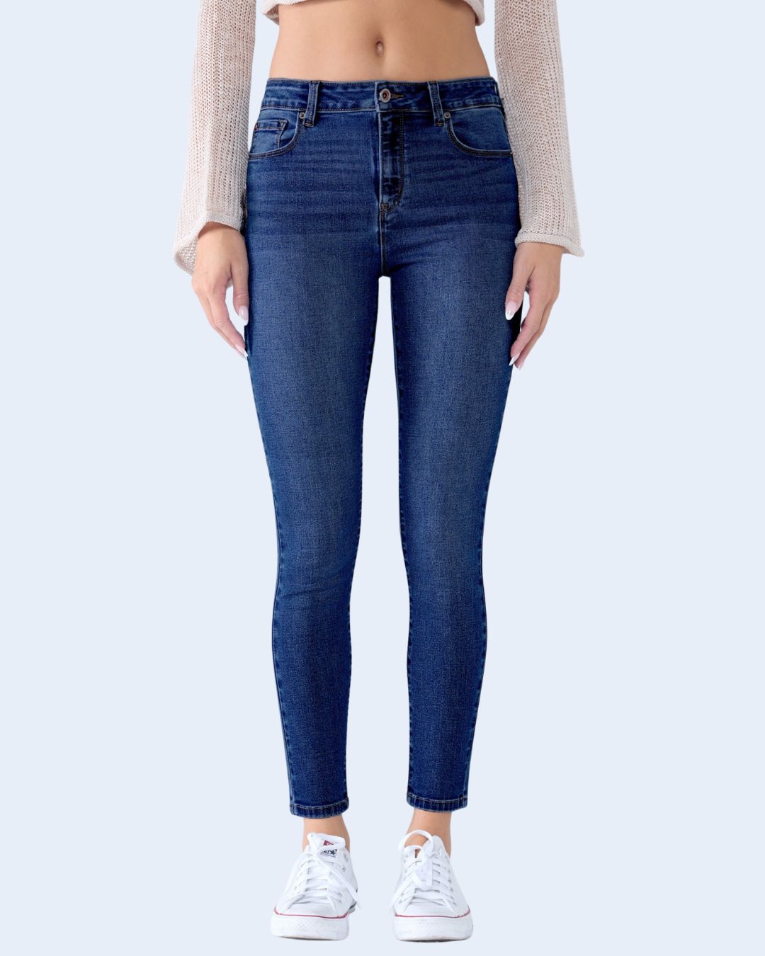 JEANS ENJEAN AZUL OSCURO DE DAMA