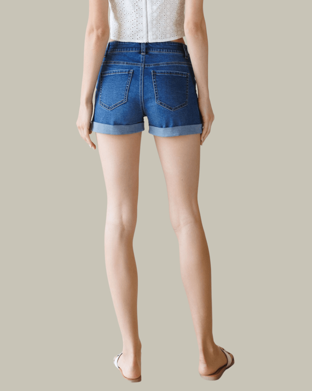 SHORT ENJEAN AZUL MEDIO PARA DAMA