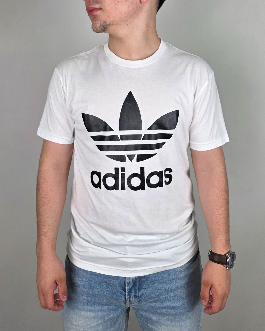 CAMISETA ADIDAS BLANCA DE CABALLERO