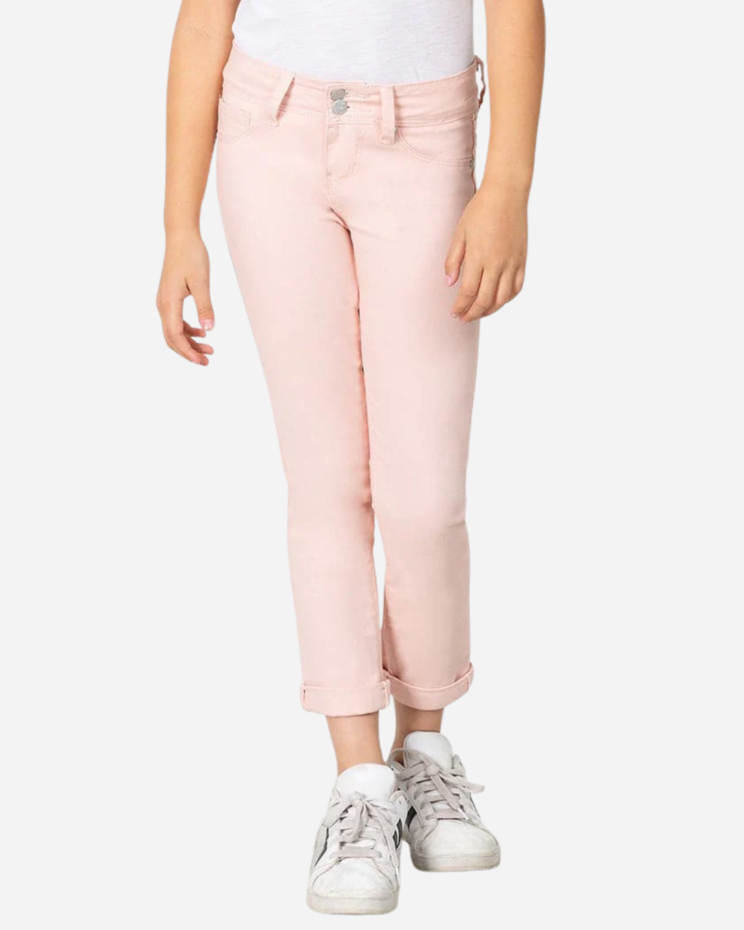 JEANS YMI ROSA CON RUEDO