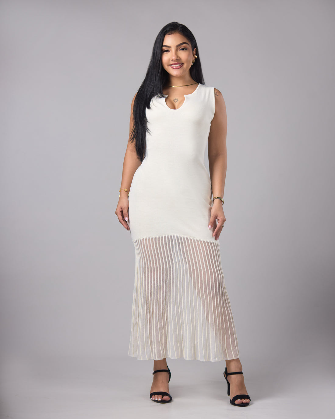 VESTIDO BEIGE