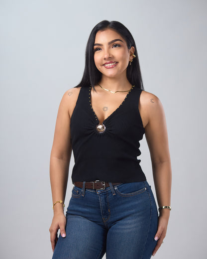 BLUSA LA DIOSA CUELLO V
