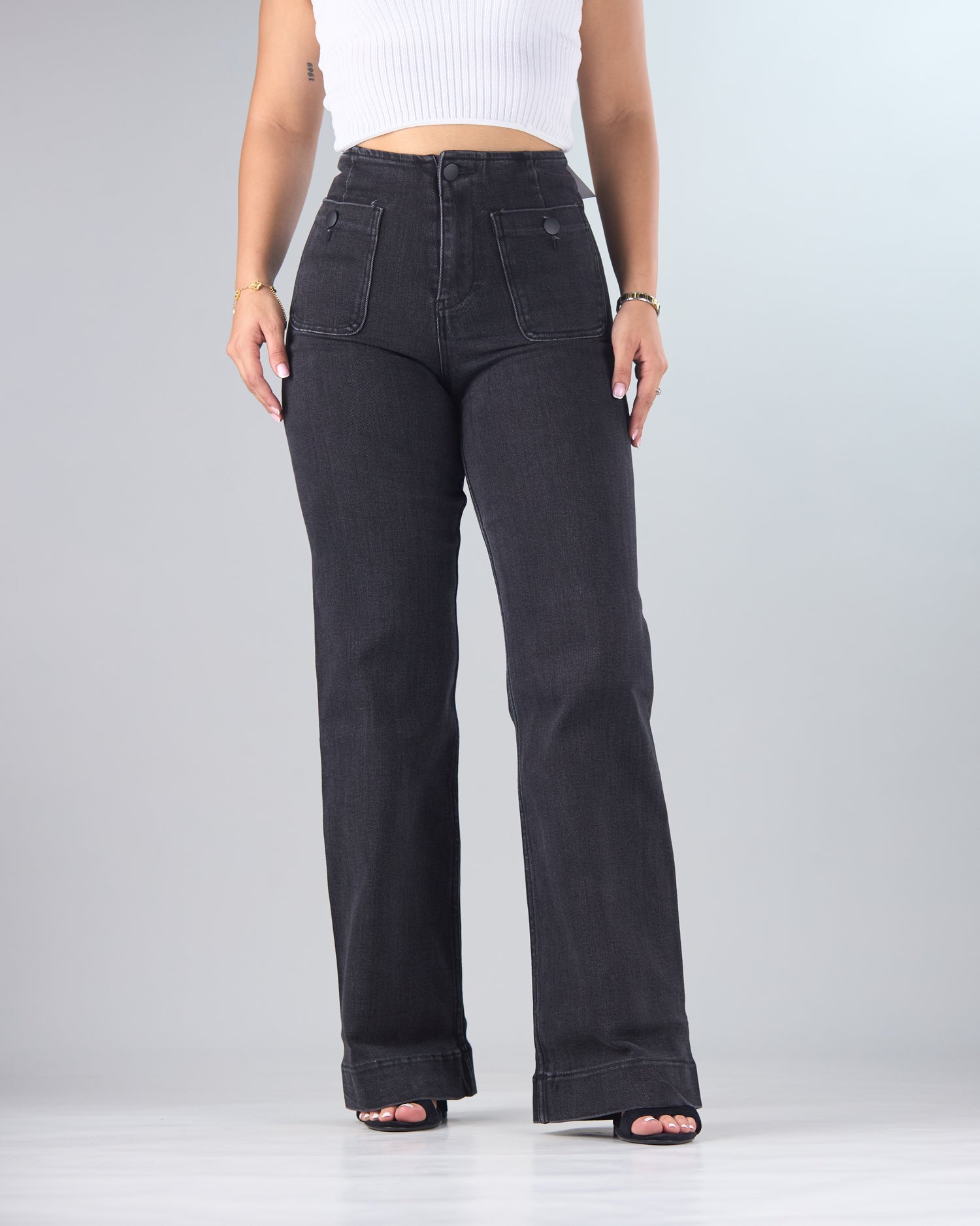 JEANS PSYCHO SIXTEEN FULL LENGHT CROP WIDE LEG