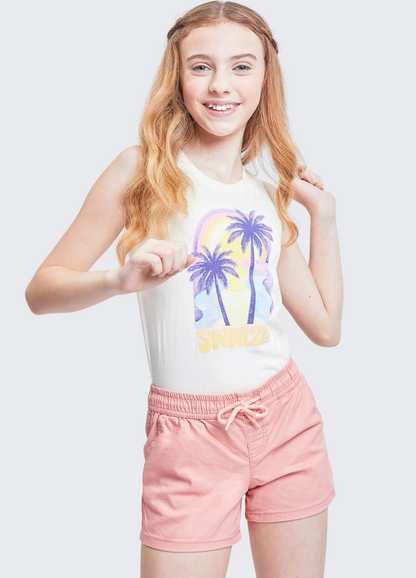 SHORT JOGGER ROSA PARA NIÑA