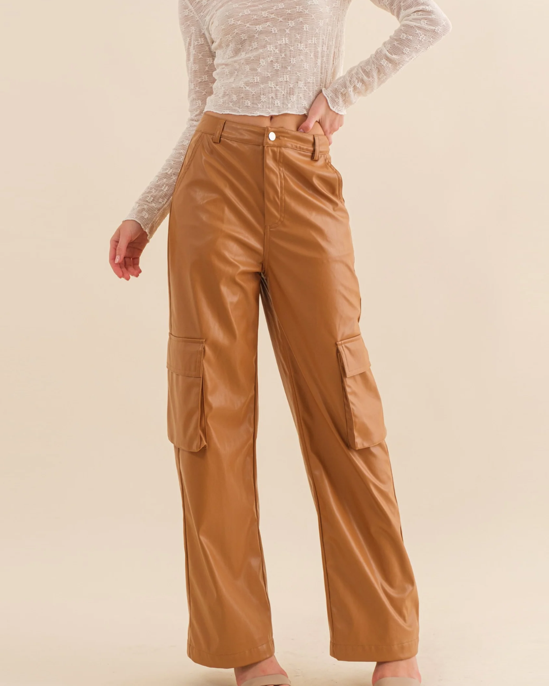 PANTALÓN HERSY CUERINA CARGO