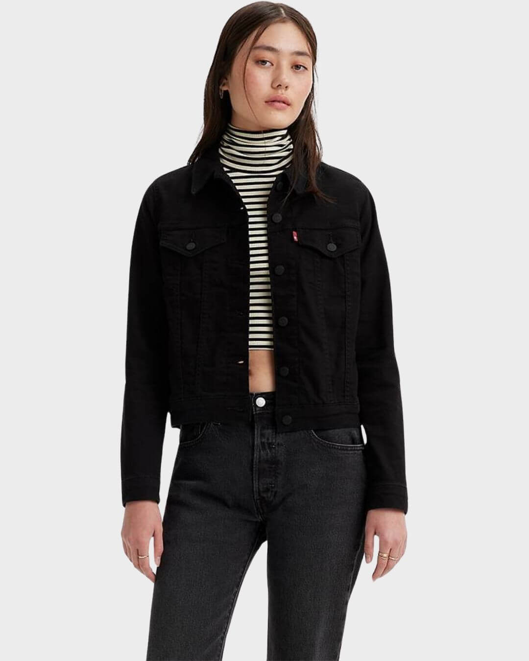 JACKET LEVIS MUJER NEGRA