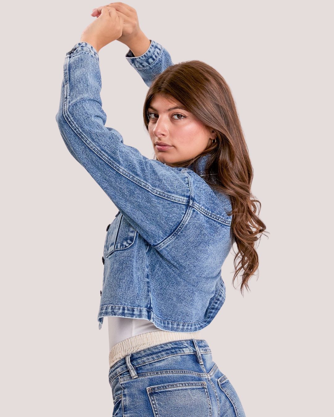 JACKET YMI AZUL MEDIO PARA DAMA
