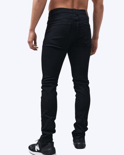 JEANS BLACKOUT NEGRO PARA CABALLERO