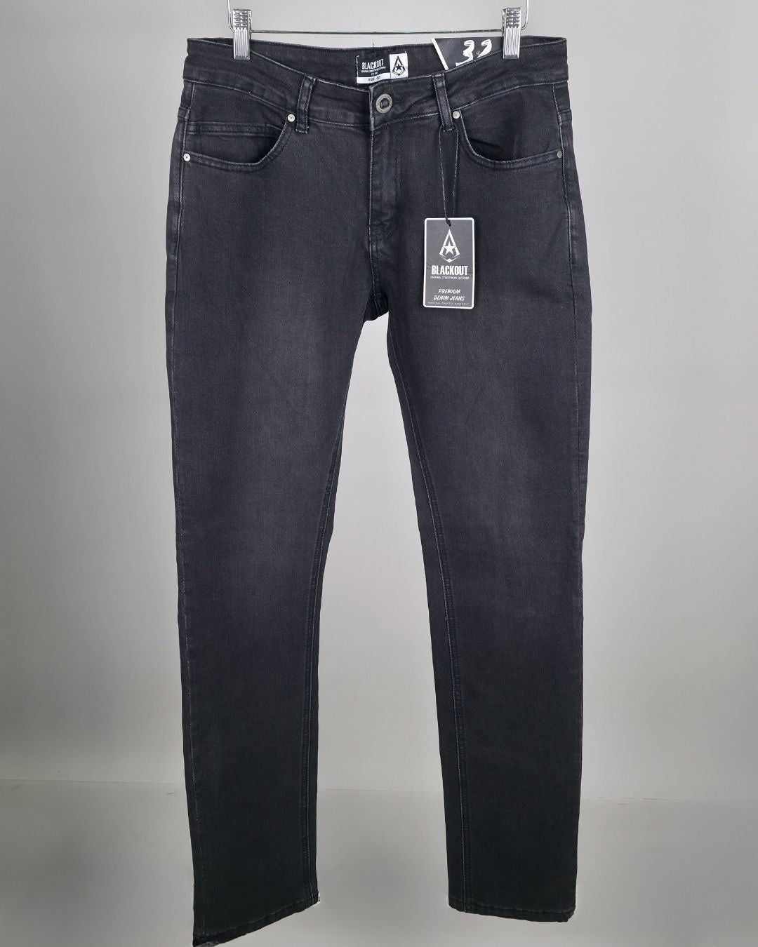 JEANS BLACKOUT NEGRO PARA CABALLERO