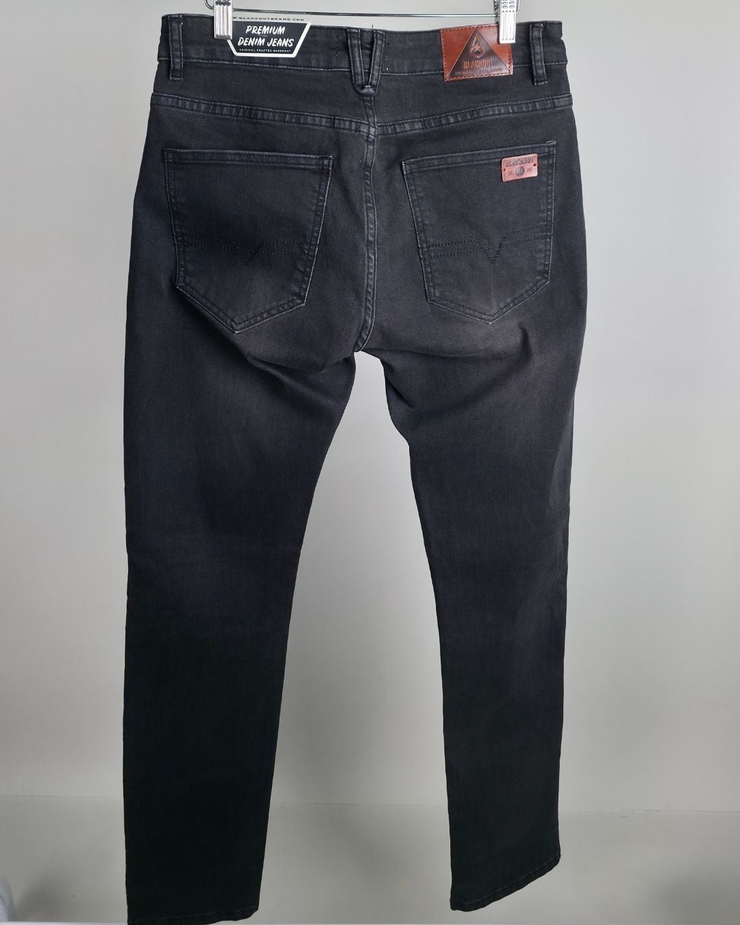 JEANS BLACKOUT NEGRO PARA CABALLERO