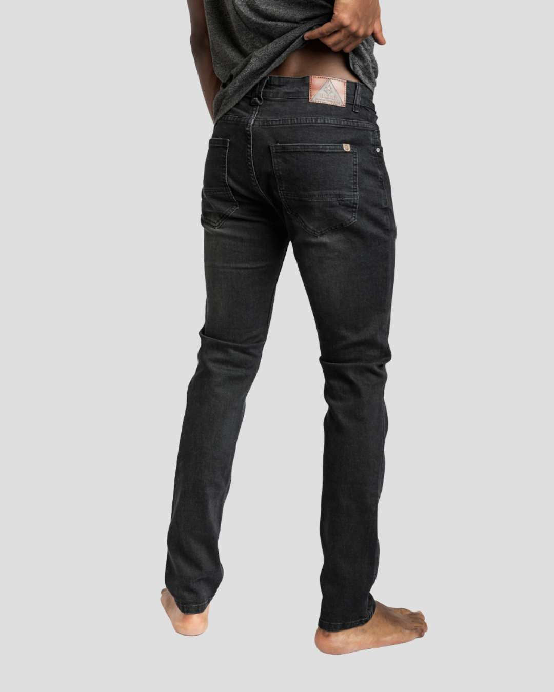 JEANS BLACKOUT NEGRO PARA CABALLERO