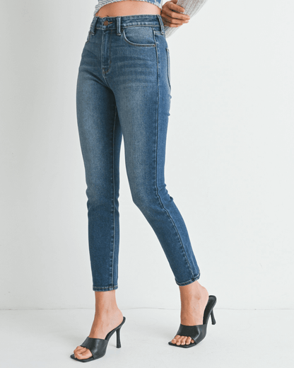 JEANS JUST USA MEZCLILLA AZUL OSCURO PARA DAMA