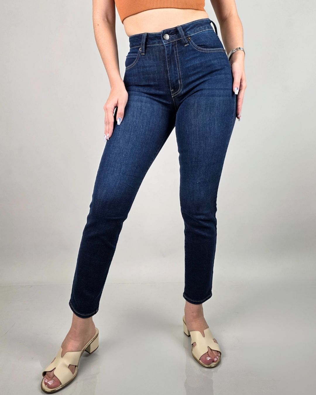 JEANS JUST USA  AZUL OSCURO PARA DAMA
