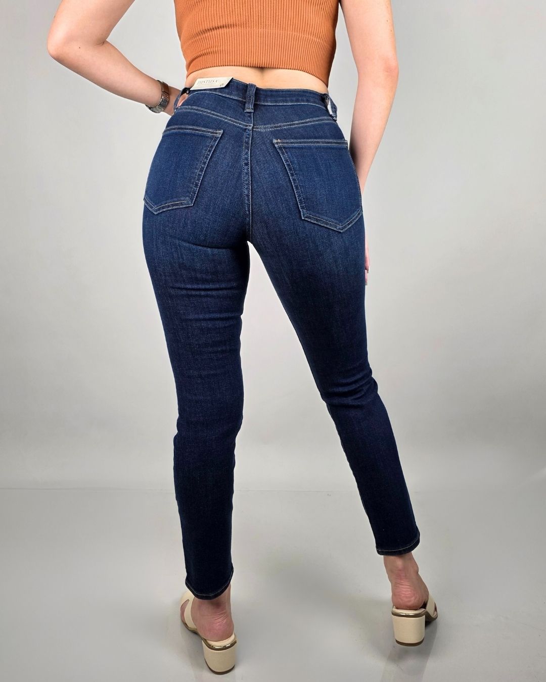 JEANS JUST USA  AZUL OSCURO PARA DAMA