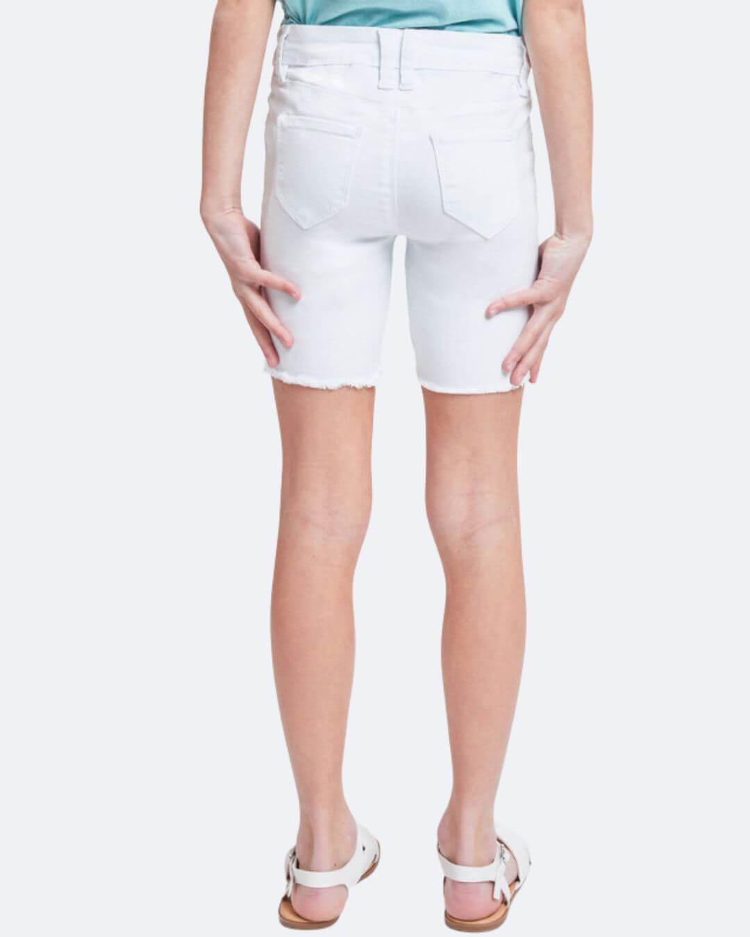 SHORT YMI BLANCO PARA NIÑA