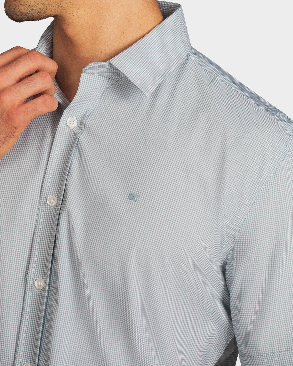 CAMISA KENNETH COLE MANGA CORTA CABALLERO
