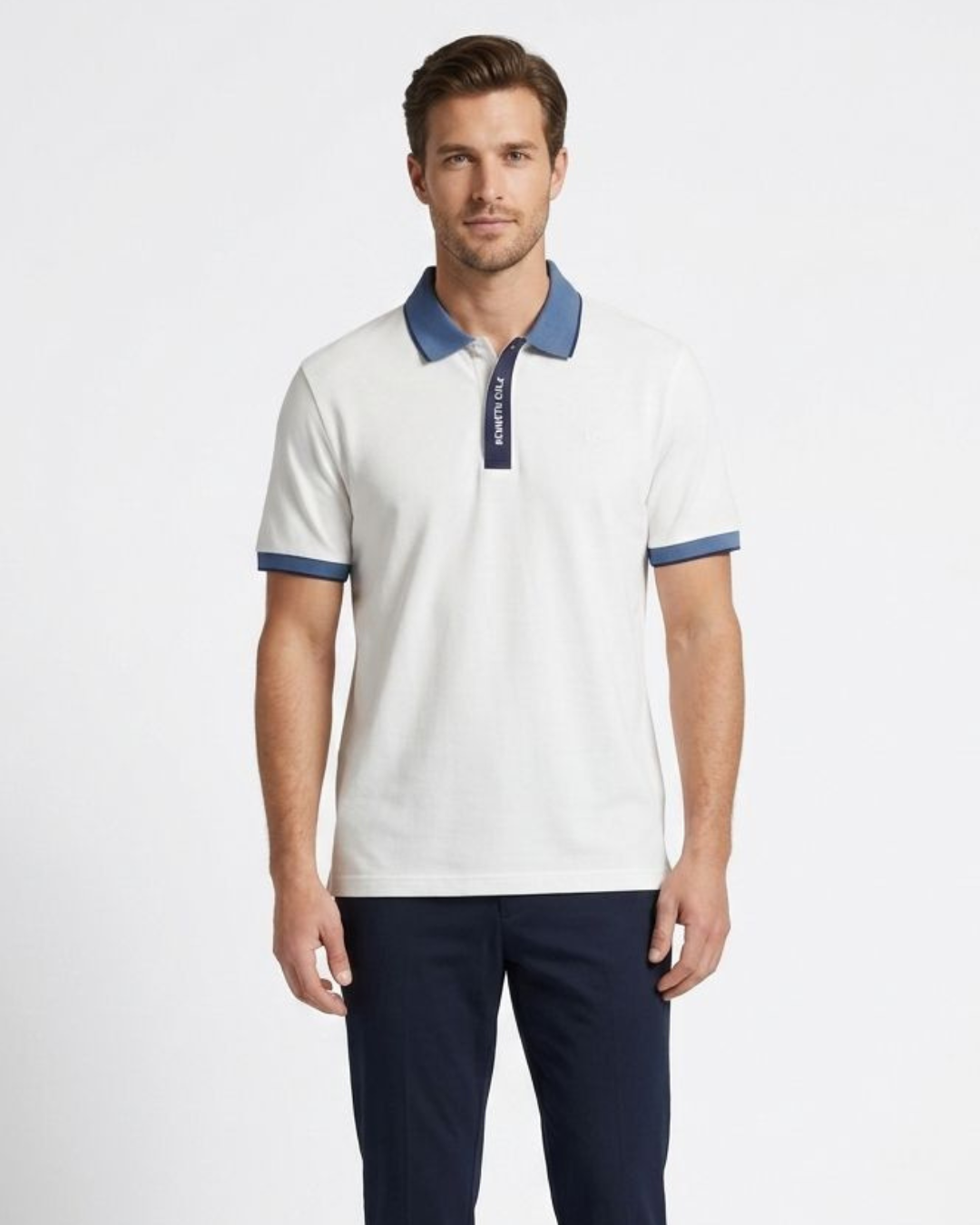 POLO BLANCA KENNETH COLE CABALLERO