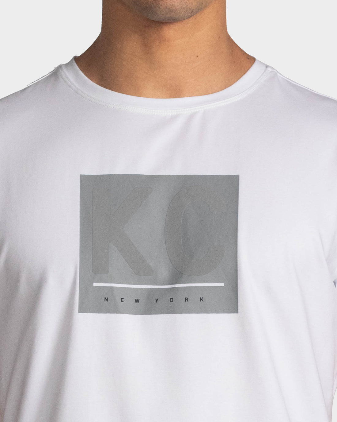 CAMISETA KENNETH COLE BLANCA PARA CABALLERO