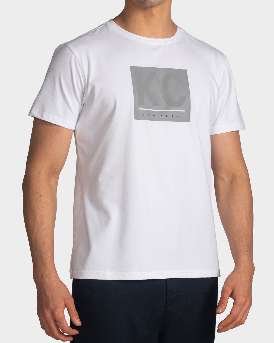CAMISETA KENNETH COLE BLANCA PARA CABALLERO