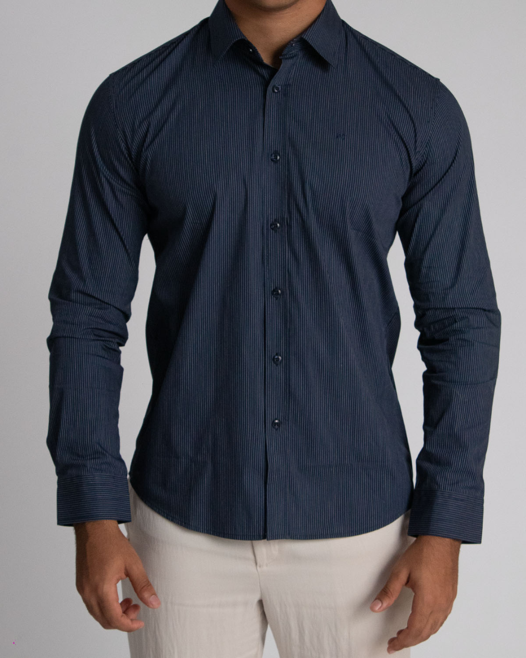 CAMISA KENNETH COLE MANGA LARGA