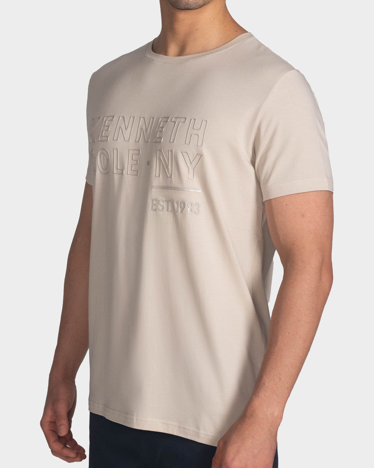 CAMISETA KENNETH COLE BEIGE PARA CABALLERO