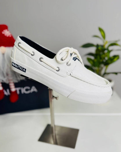 TENNIS NAUTICA BLANCA PARA CABALLERO