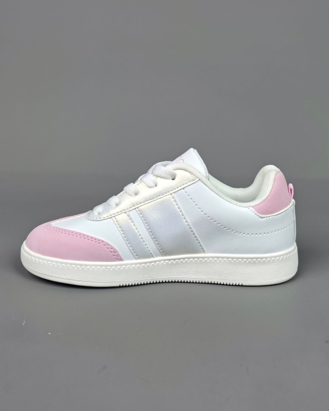 TENNIS NAUTICA BLANCAS CON ROSA PARA NIÑA