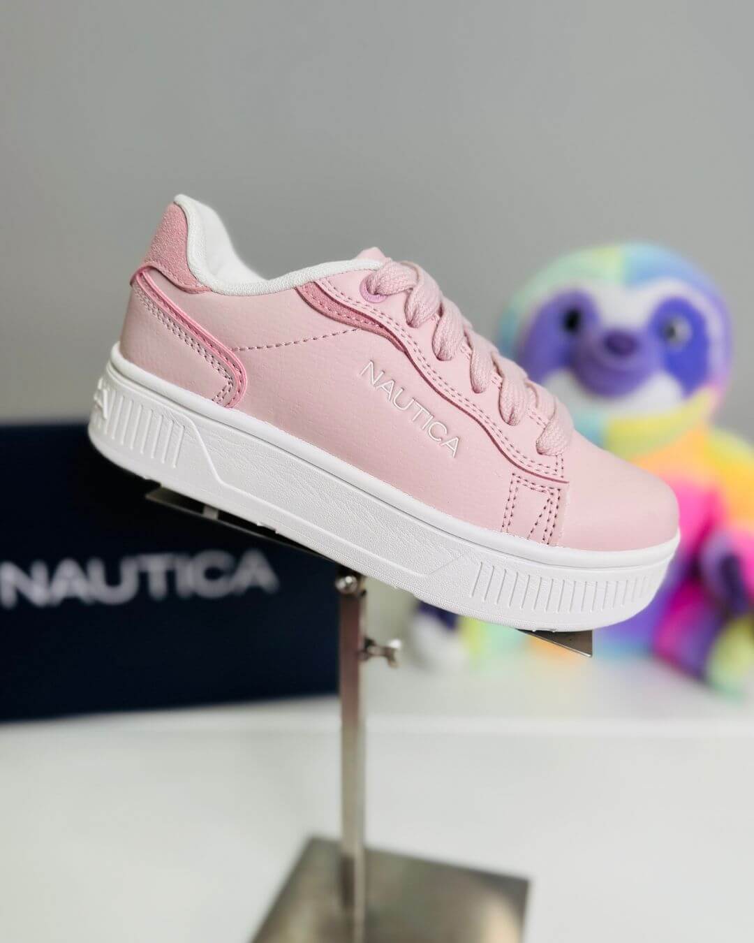 TENNIS NAUTICA ROSA PARA NIÑA