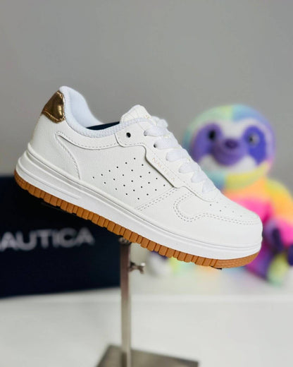 TENNIS NAUTICA BLANCA PARA NIÑA