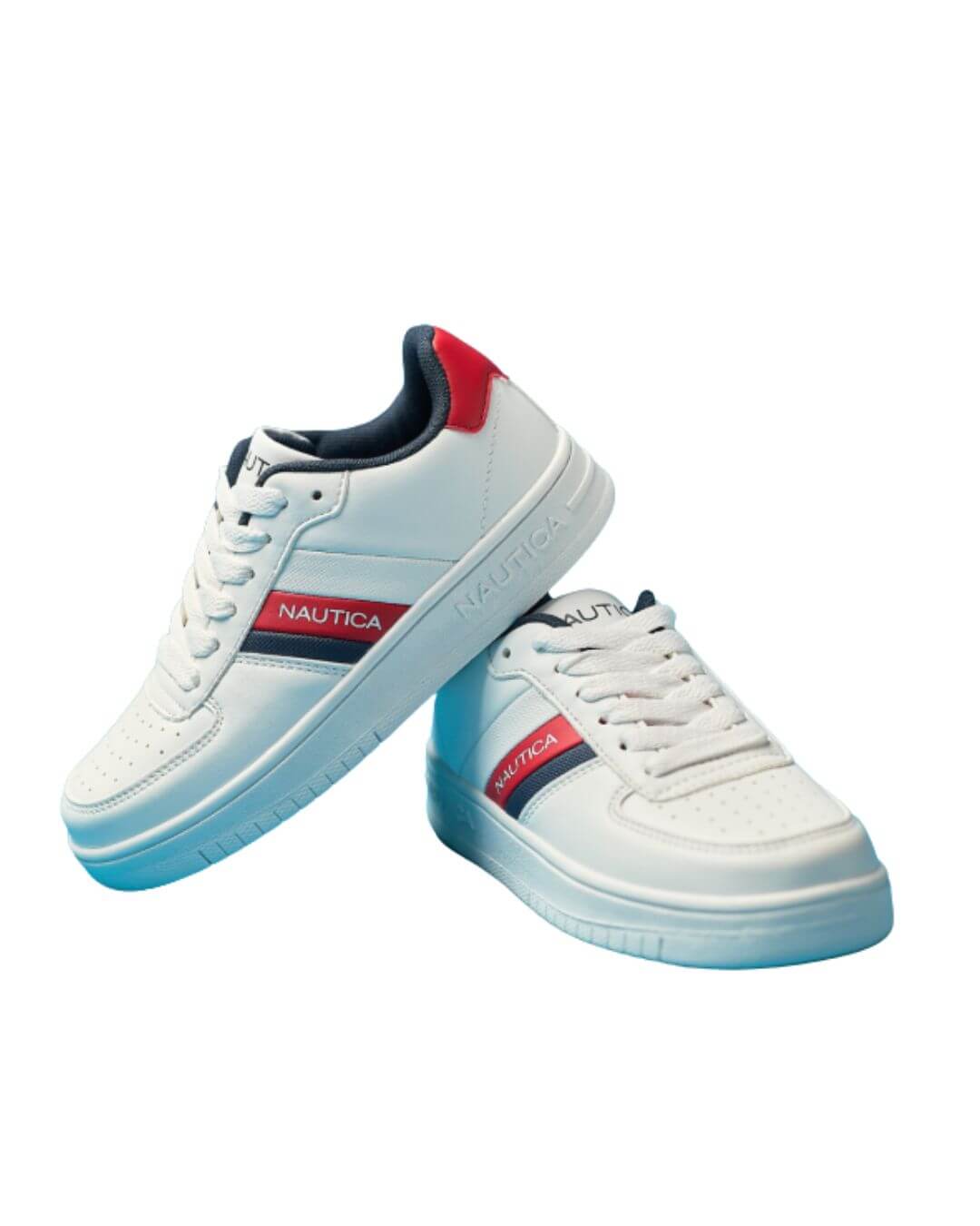 TENNIS NAUTICA BLANCA PARA NIÑO