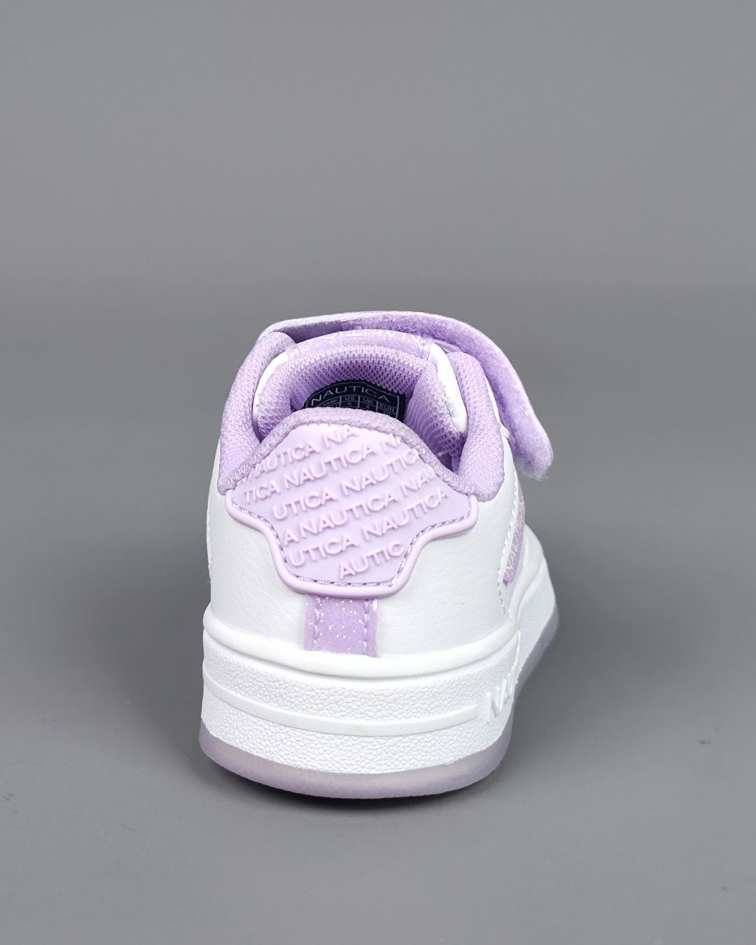 TENNIS NAUTICA BLANCAS CON LILA PARA NIÑA