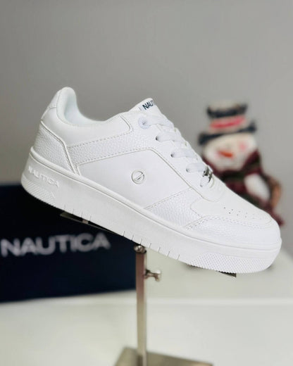 TENNIS NAUTICA BLANCA PARA DAMA