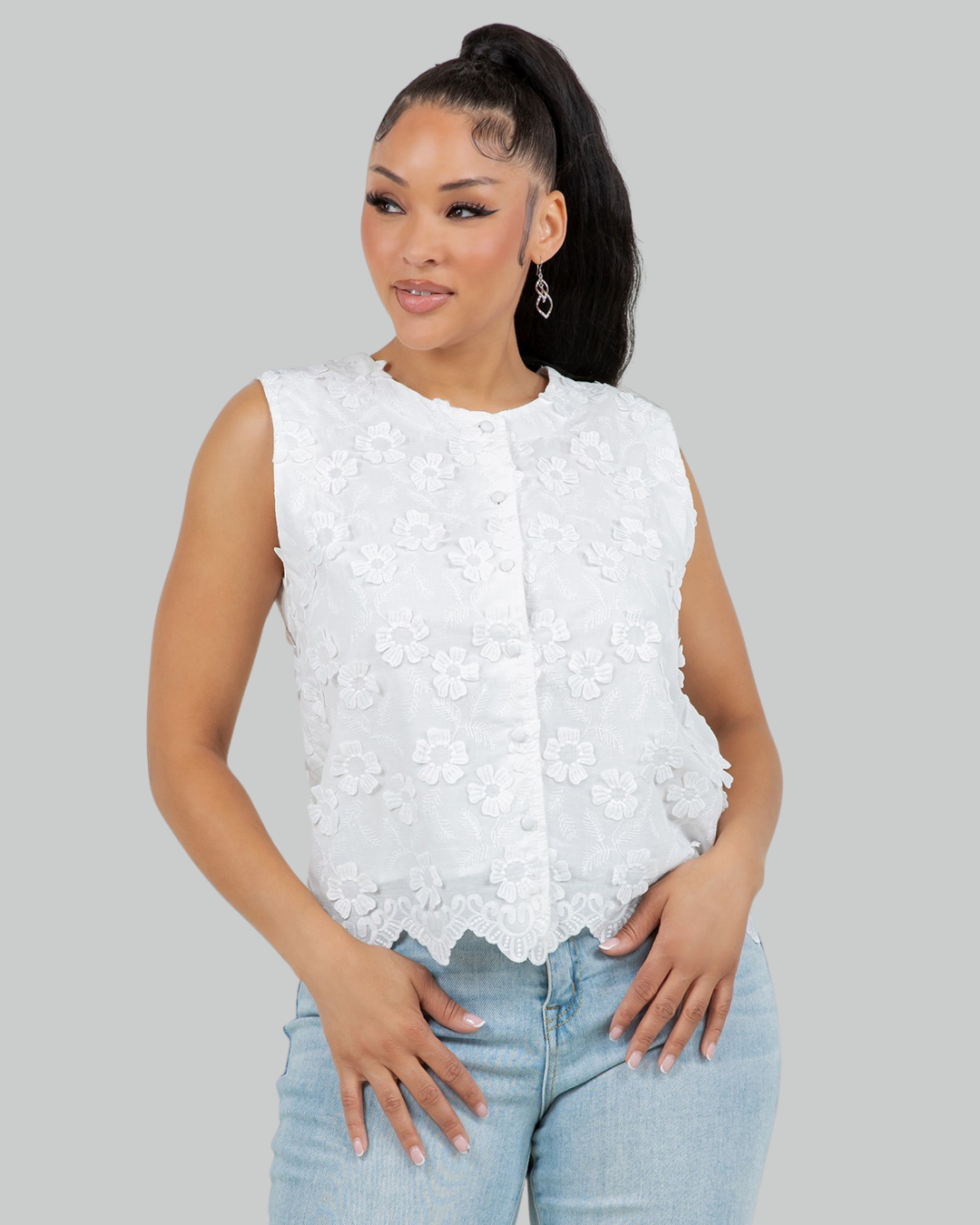 BLUSA LA DIOSA SIN MANGAS