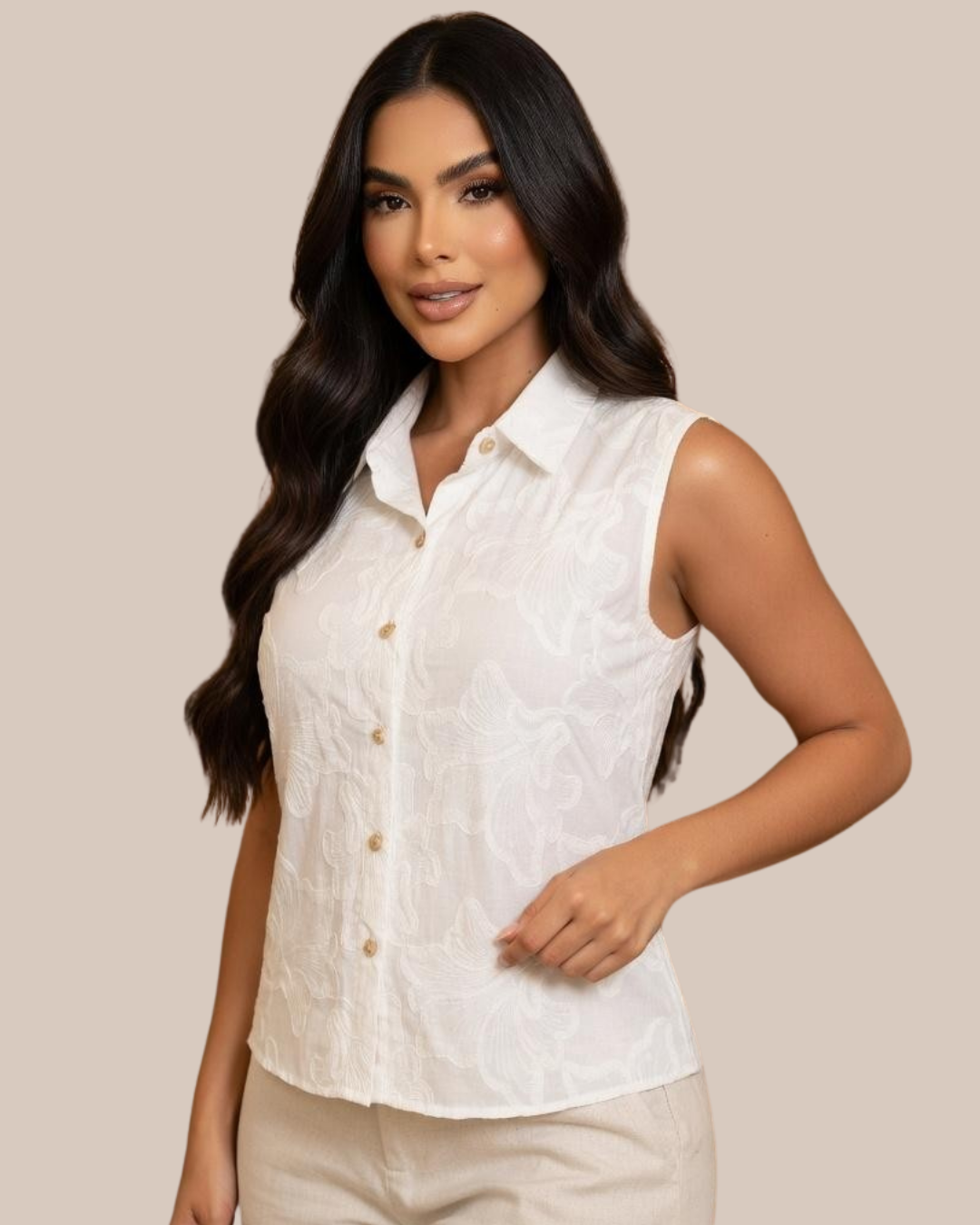 BLUSA LA DIOSA SIN MANGAS