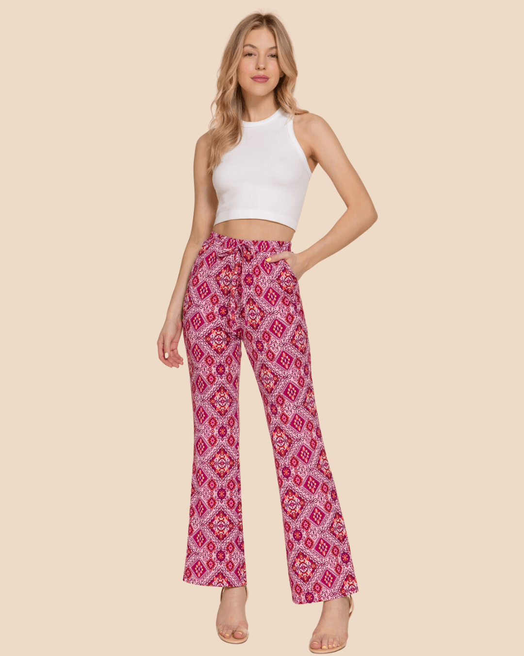 PANTALON ACTIVE BASIC ROSADO