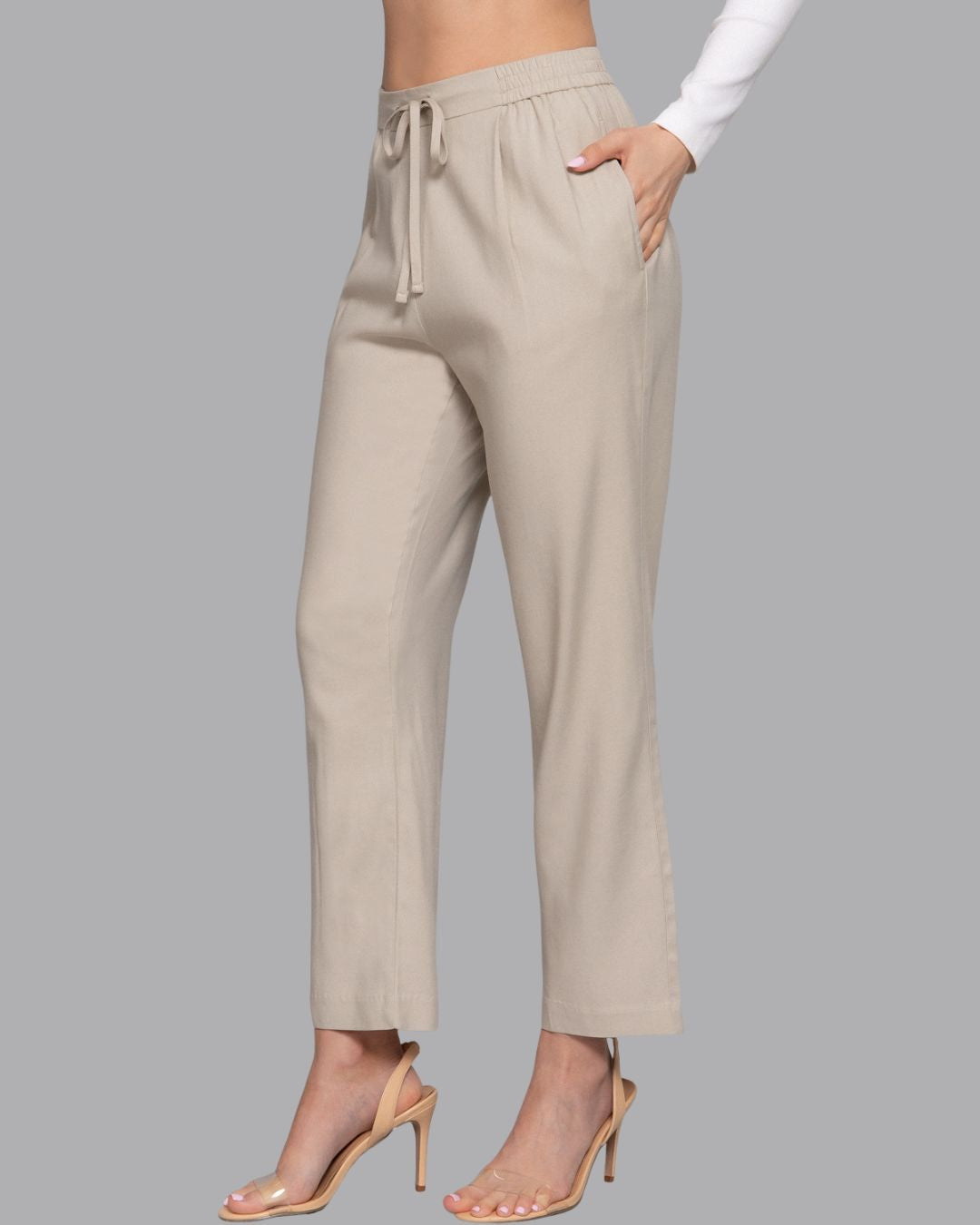 PANTALÓN ACTIVE USA BEIGE PARA DAMA