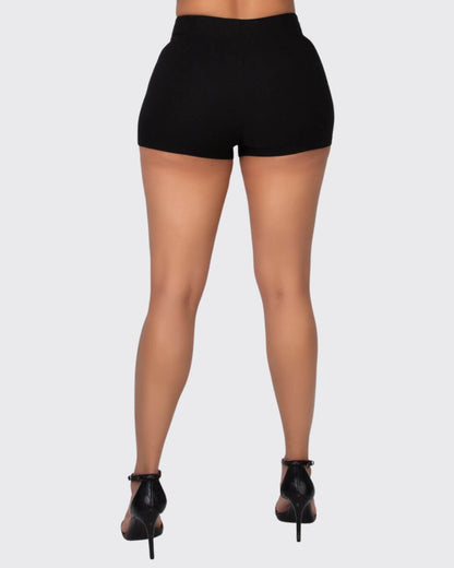 SHORT IRIS NEGRO PARA DAMA