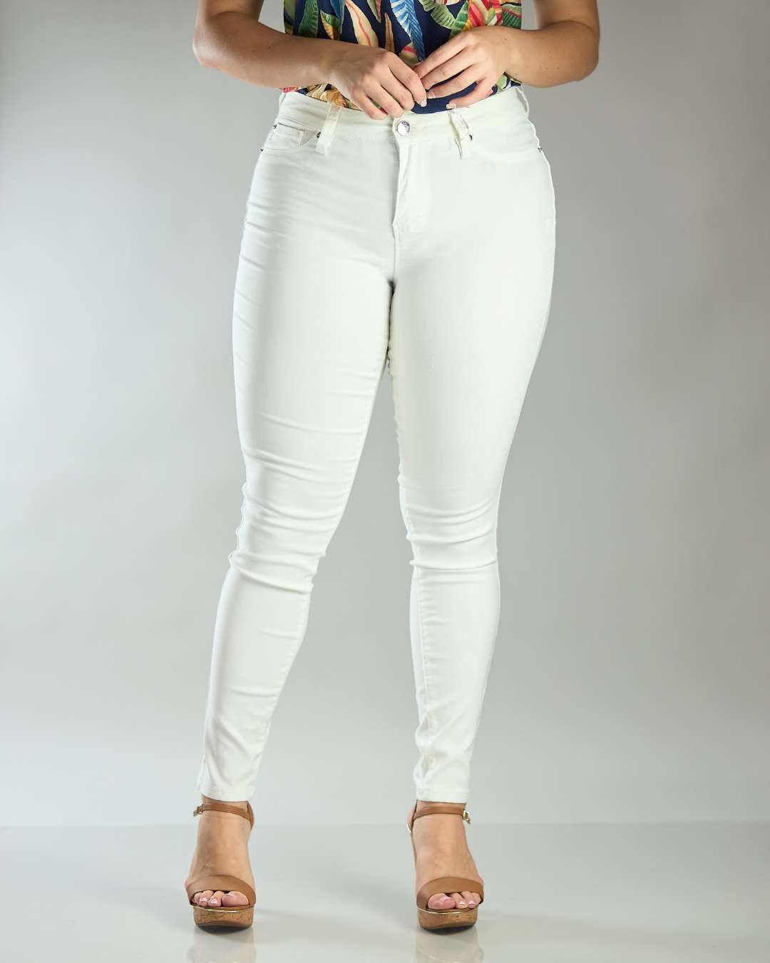 JEANS YMI BEIGE PARA DAMA