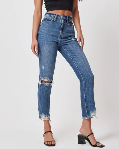 JEANS YMI AZUL PARA DAMA