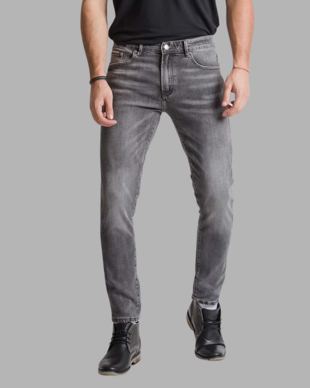 JEANS PSYCHO GRIS PARA CABALLERO