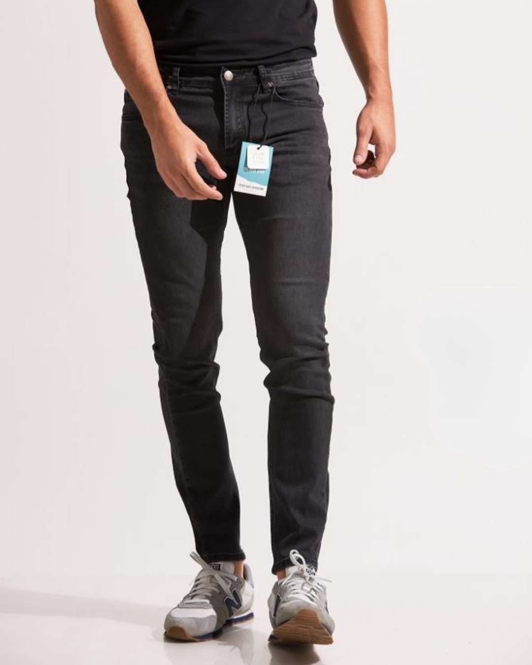 JEANS PSYCHO NEGRO SLIM FIT PARA CABALLERO