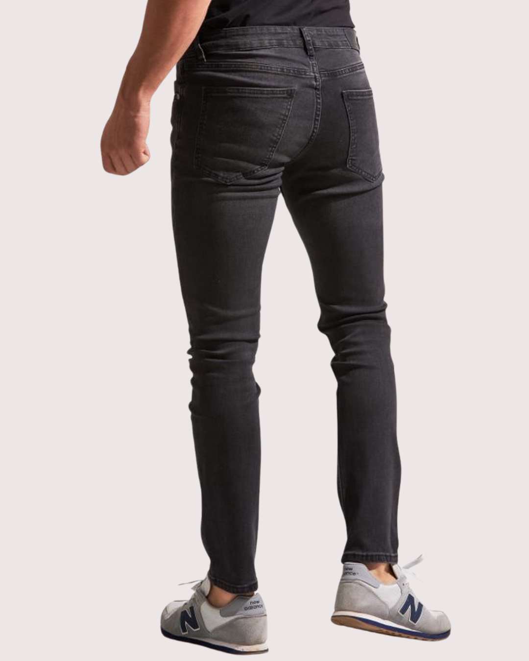 JEANS PSYCHO NEGRO SLIM FIT PARA CABALLERO