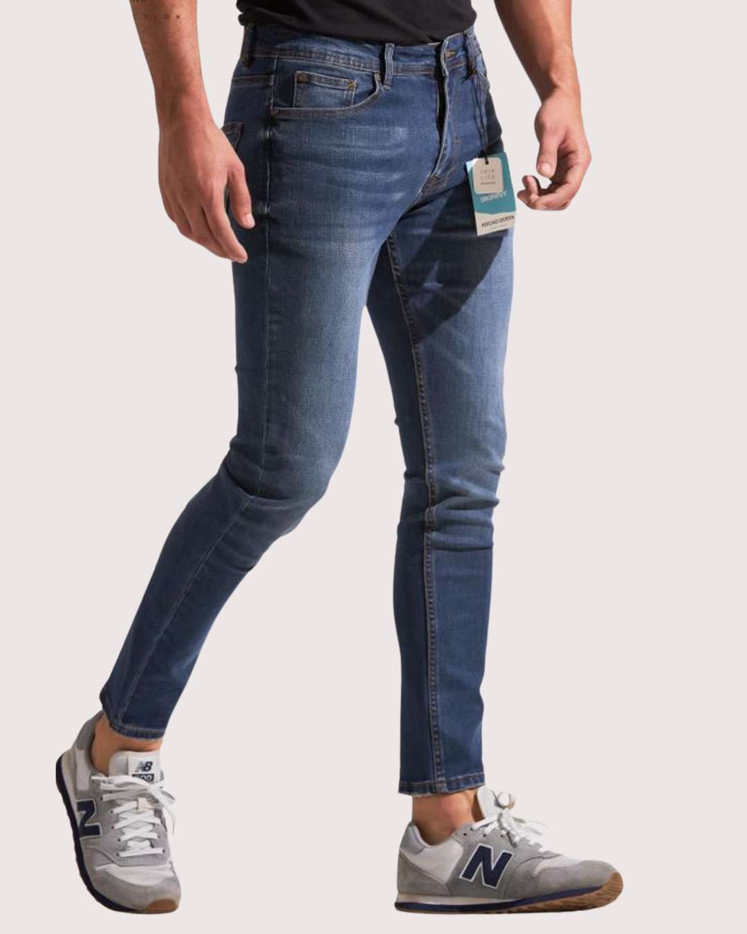JEANS PSYCHO AZUL SKNNY PARA CABALLERO