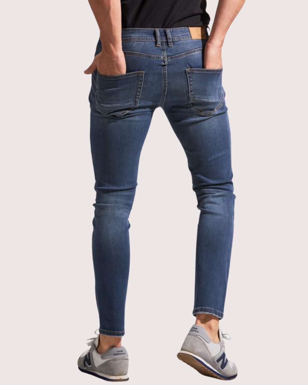 JEANS PSYCHO AZUL SKNNY PARA CABALLERO