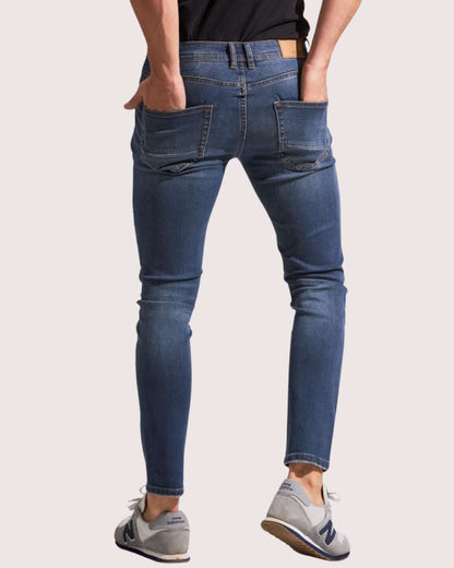 JEANS PSYCHO AZUL SKNNY PARA CABALLERO