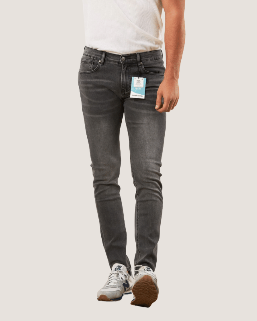 JEANS PYSCHO GRIS SLIM FIT DE CABALLERO